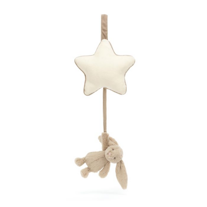 Jellycat Bashful Bunny Musical Pull - Beige