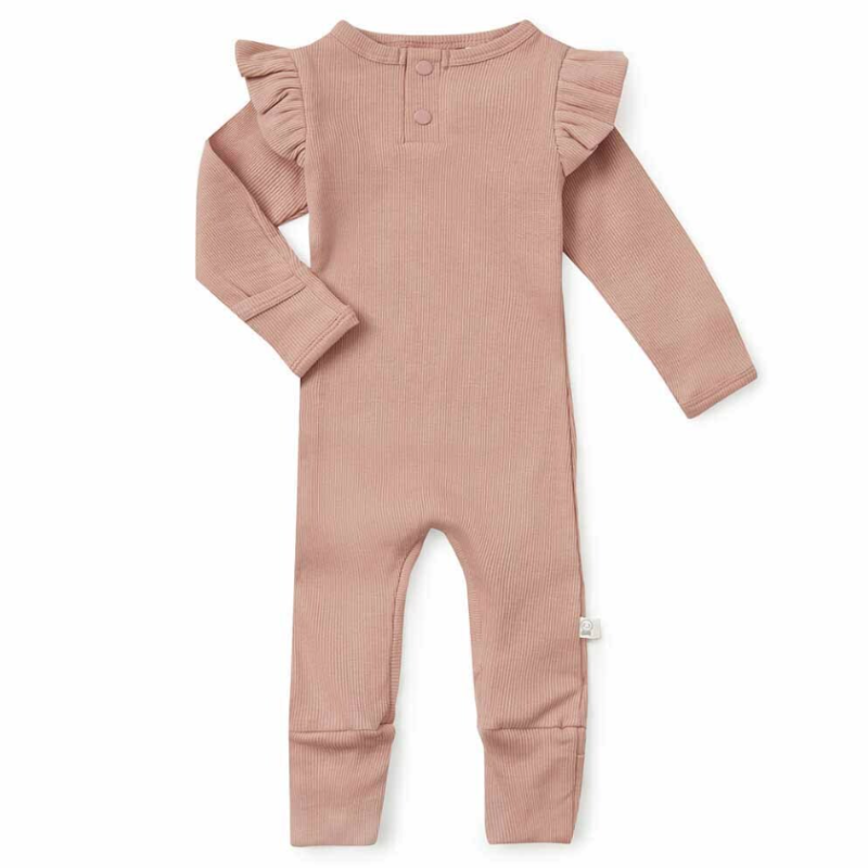 Snuggle Hunny Organic Growsuit | Rose