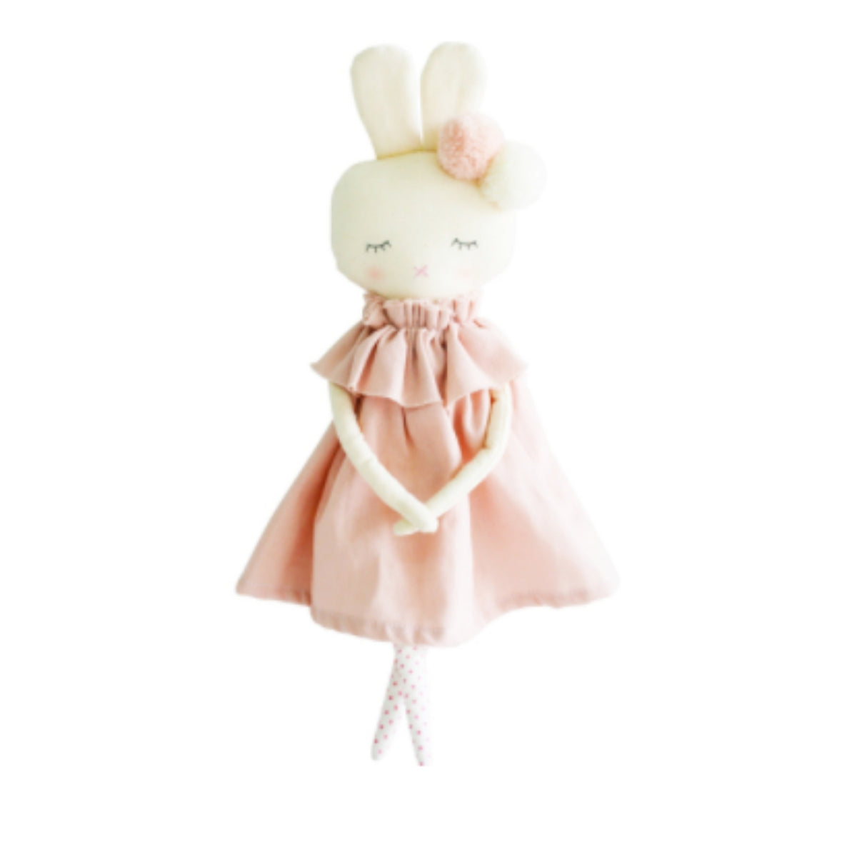 Personalised Alimrose Isabelle Bunny - Pink Linen