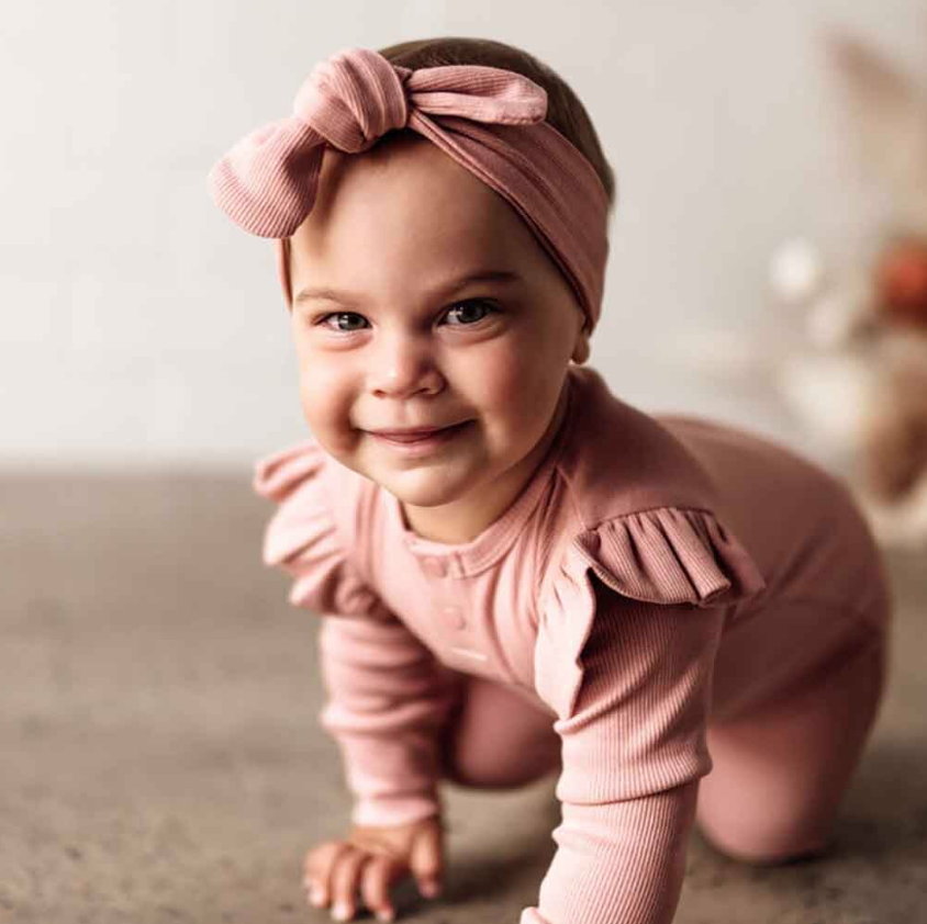 Snuggle Hunny Topknot | Rose