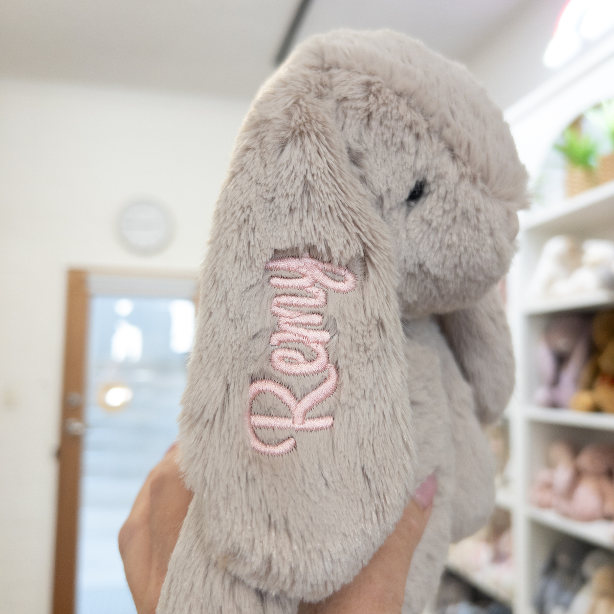 Pre-Stitched "Remy" Bunny - Beige Snuggle Bunnies