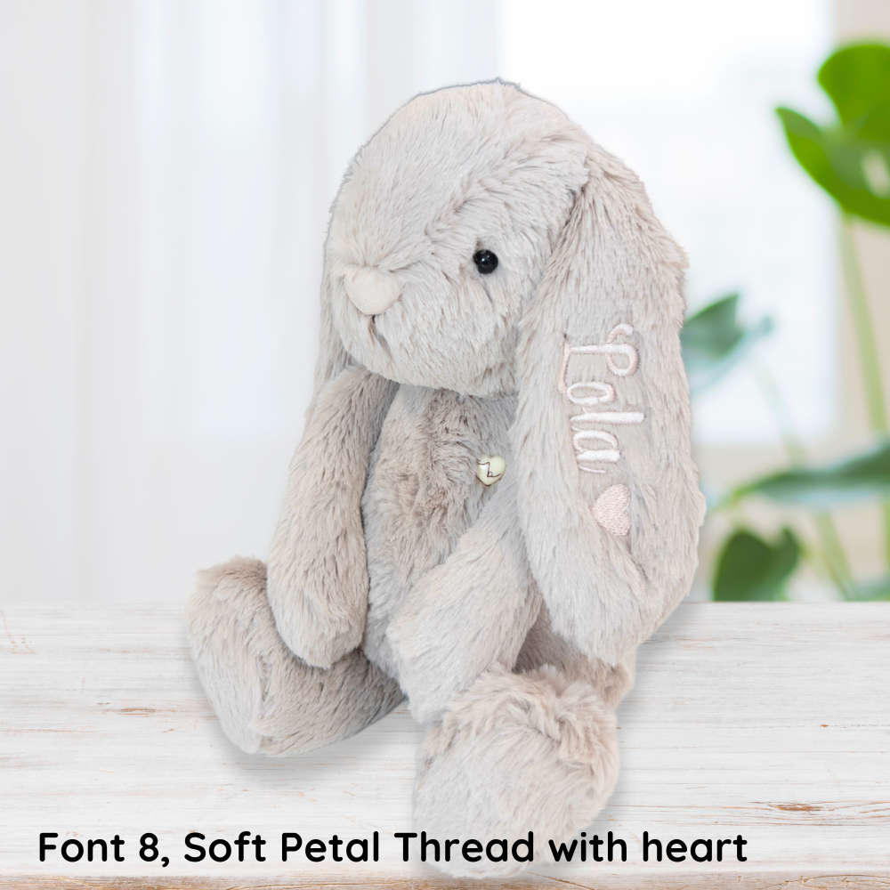 Personalised Bunny & Blanket Gift Hamper - Beige & Pink