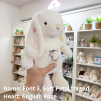 Personalised Snuggle Bunnies - Marshmallow 30cm