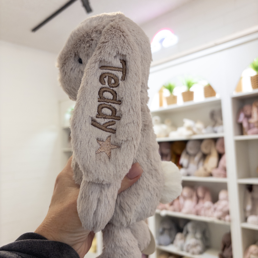 Personalised Snuggle Bunnies - Beige 30cm