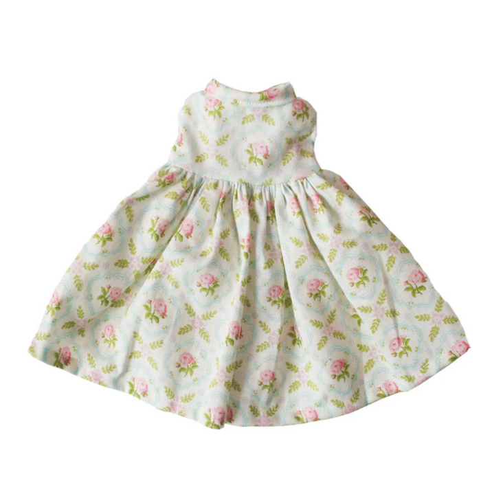 Alimrose Doll Dress Floral Medallion (Fits MEDIUM Jellycat Bunny)