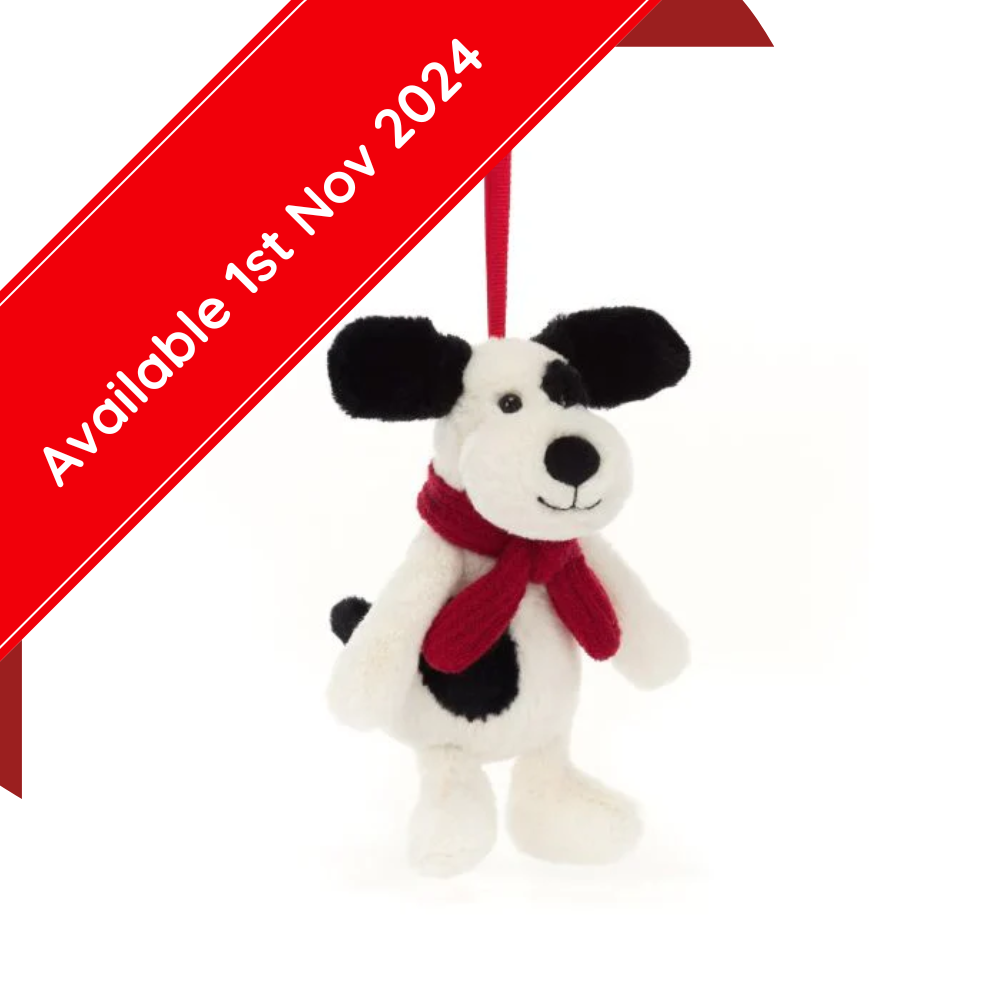 Jellycat Bashful Puppy decoration (available 1st Nov)