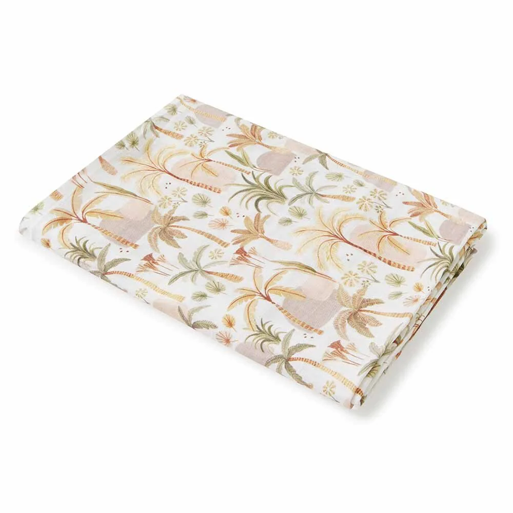 Snuggle Hunny Organic Muslin Wrap | Palm Springs