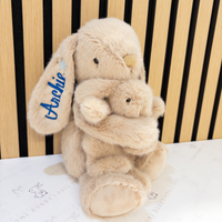 Personalised Snuggle Bunnies - Frankie the Hugging Bunny - Caramel