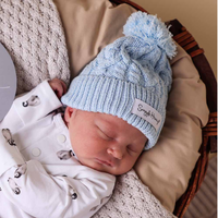 Snuggle Hunny Organic Knit Beanie | Baby Blue