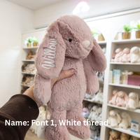 Personalised Snuggle Bunnies - Powder Pink 30cm