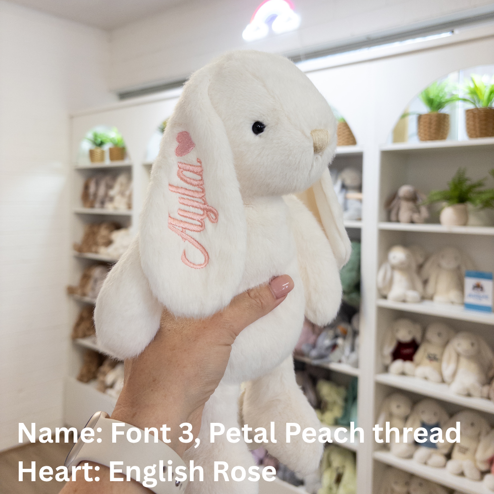 Personalised Bunny & Blanket Gift Hamper - Marshmallow Rosewater