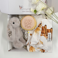Hello Baby Boy Gift Box - Beige Lion