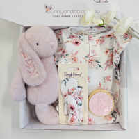 Personalised Welcome Baby Snuggle Box - Blossom