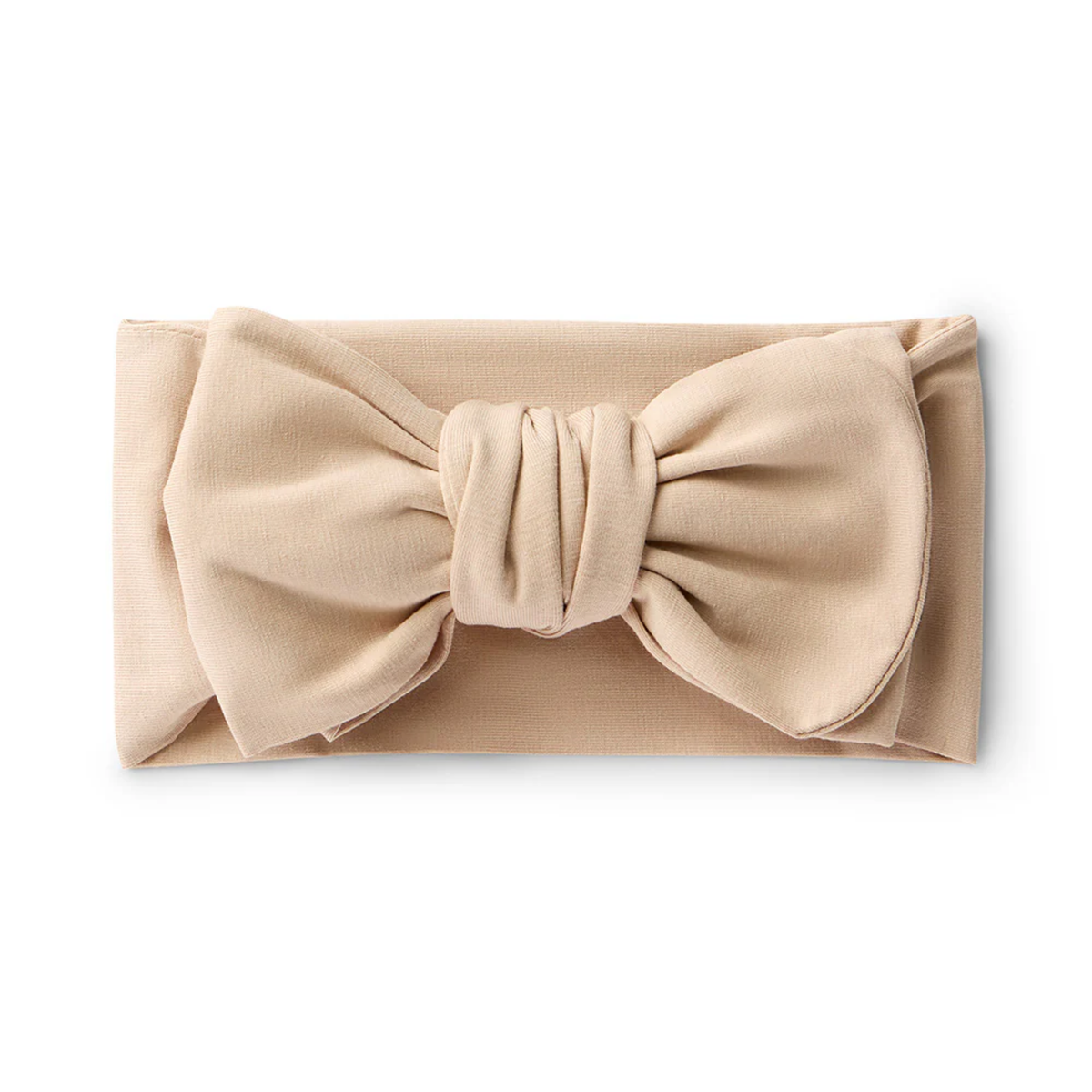 Snuggle Hunny Topknot Oversized Bow- Pebble