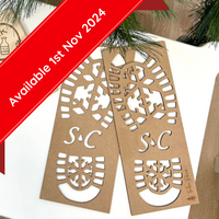 Santa Claus Boot Stencil (AVAILABLE 1 NOV 24)