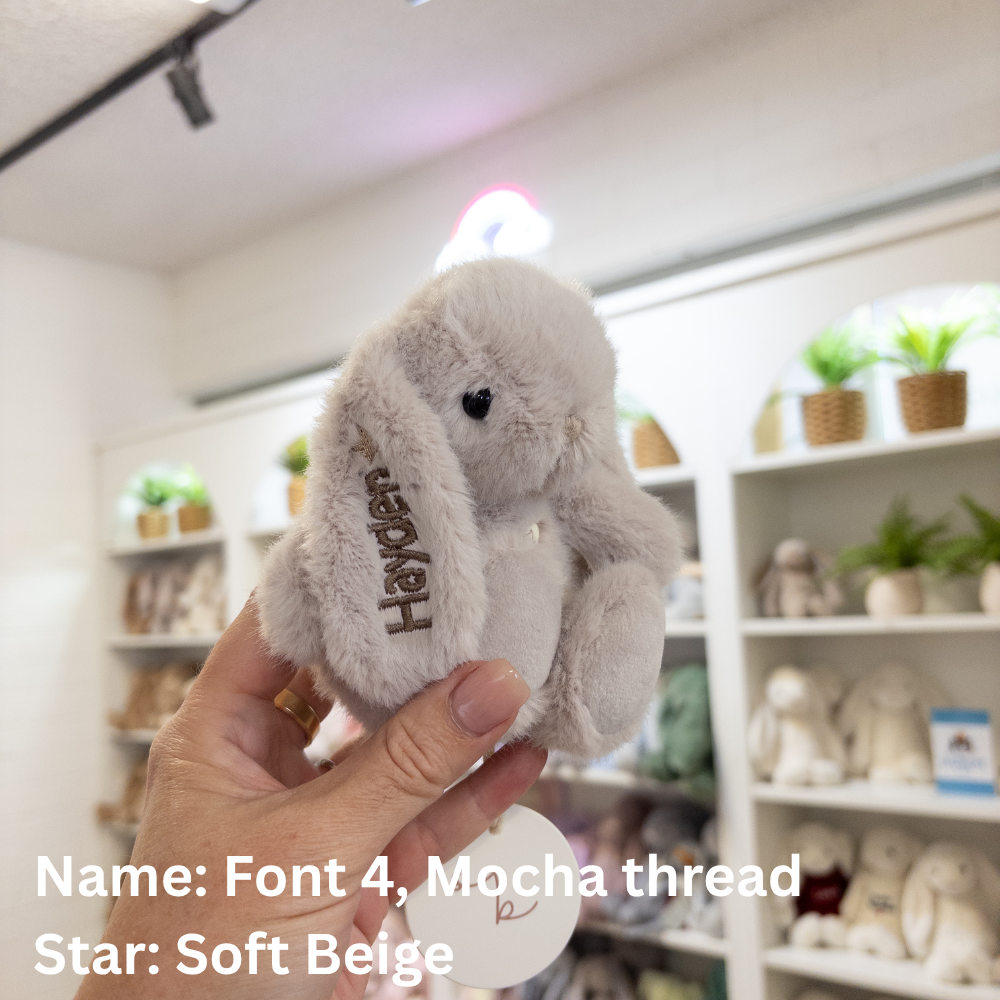 Personalised Mum & Bub Gift Hamper - Beige Snuggle Bunny