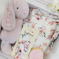 Personalised Welcome Baby Snuggle Box - Blossom