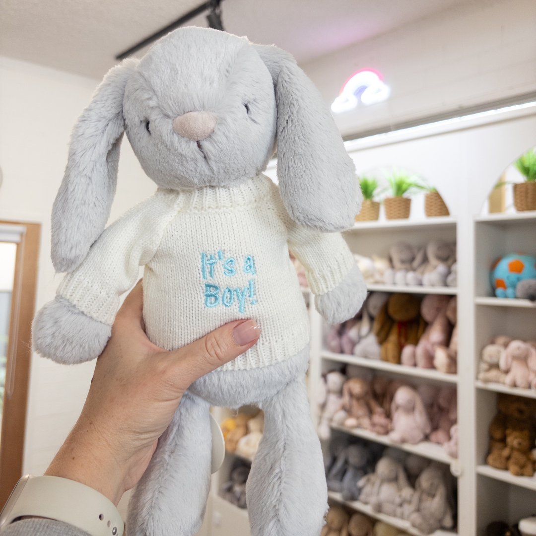 Gender Reveal Set - Snuggle Bunnies Moonbeam & Powder Pink