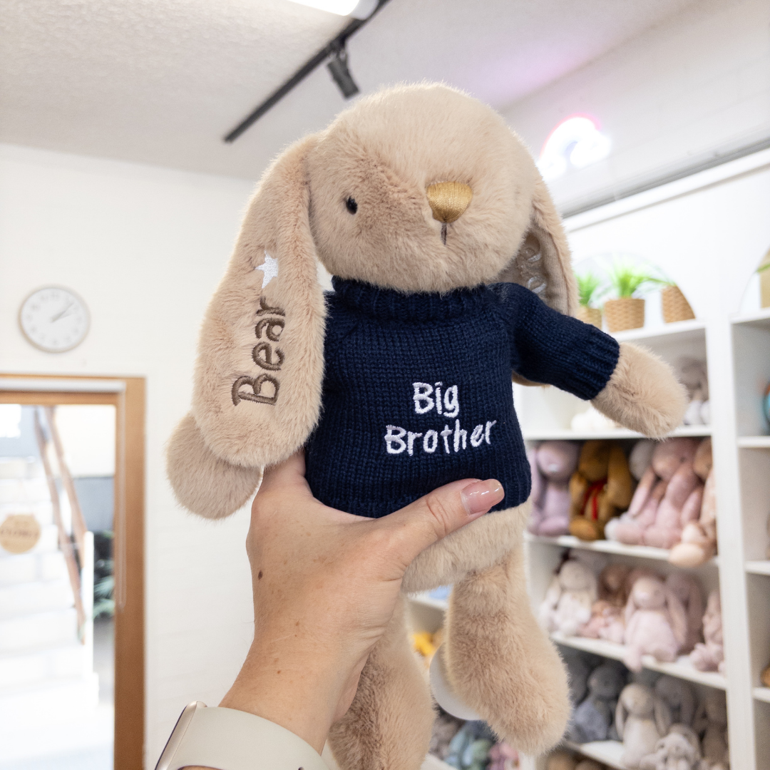 Big Brother Bunny & Jumper - Caramel 30cm