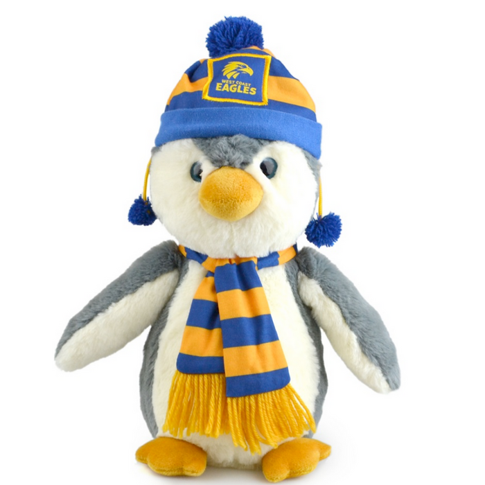 AFL Penguin Plush Toy - West Coast Eagles