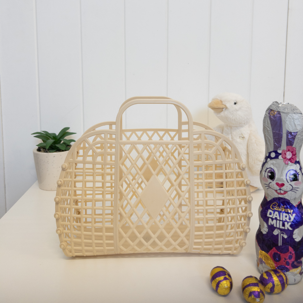 Easter Jelly Tote Basket (clearance)