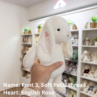 Personalised Bunny & Blanket Gift Hamper - Marshmallow Rosewater