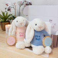 Gender Reveal Set - Cream Jellycat Bunny