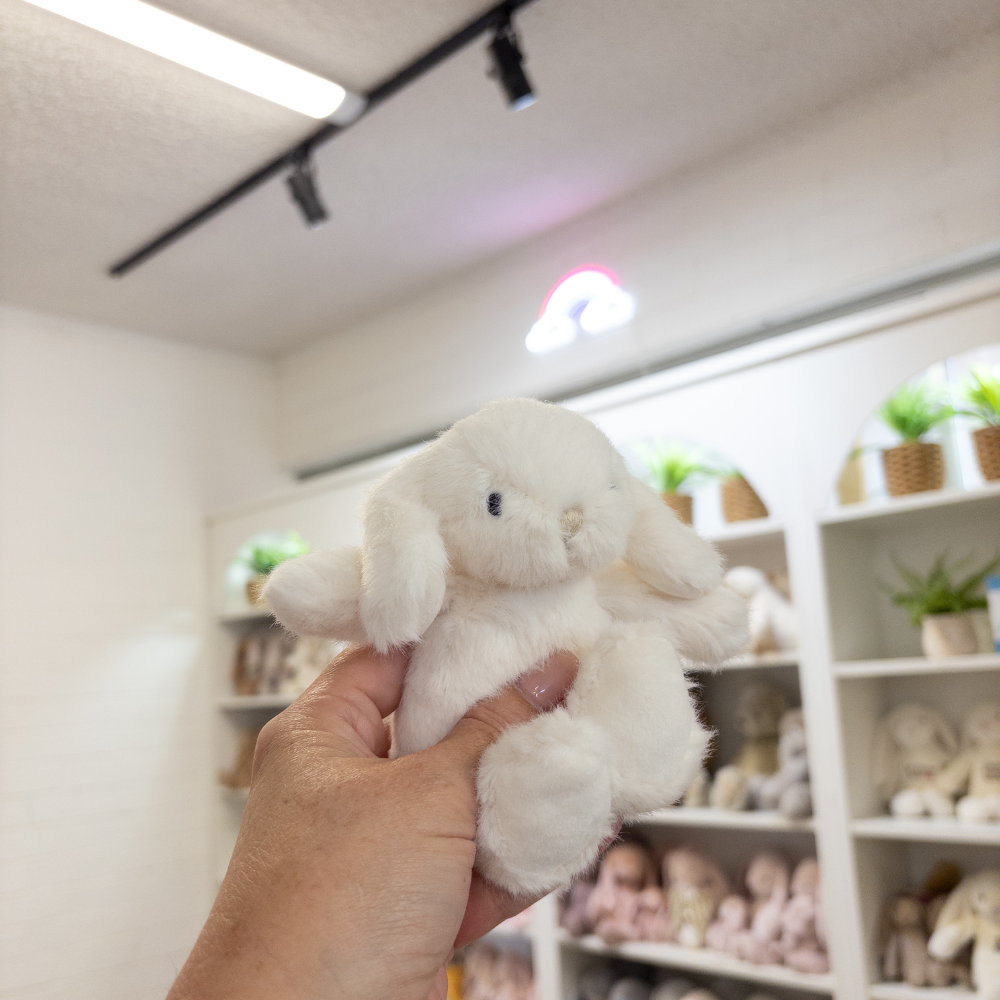 Personalised Snuggle Bunnies - Frankie the Hugging Bunny - Marshmallow