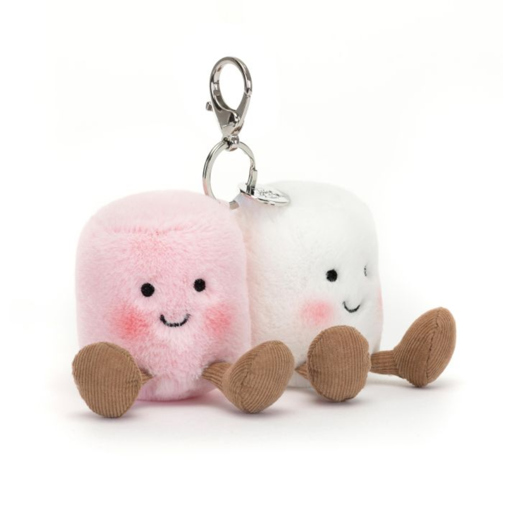 Jellycat Bag Charm - Amusable Pair of Marshmallows