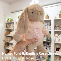 Personalised Snuggle Bunnies - Caramel 30cm