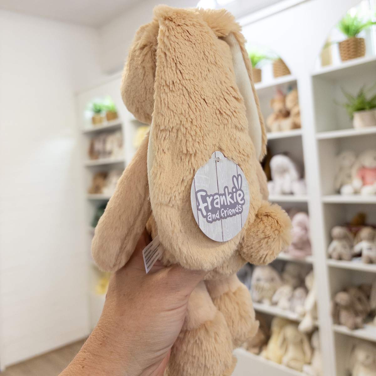 Personalised Small Frankie Bunny - Caramel