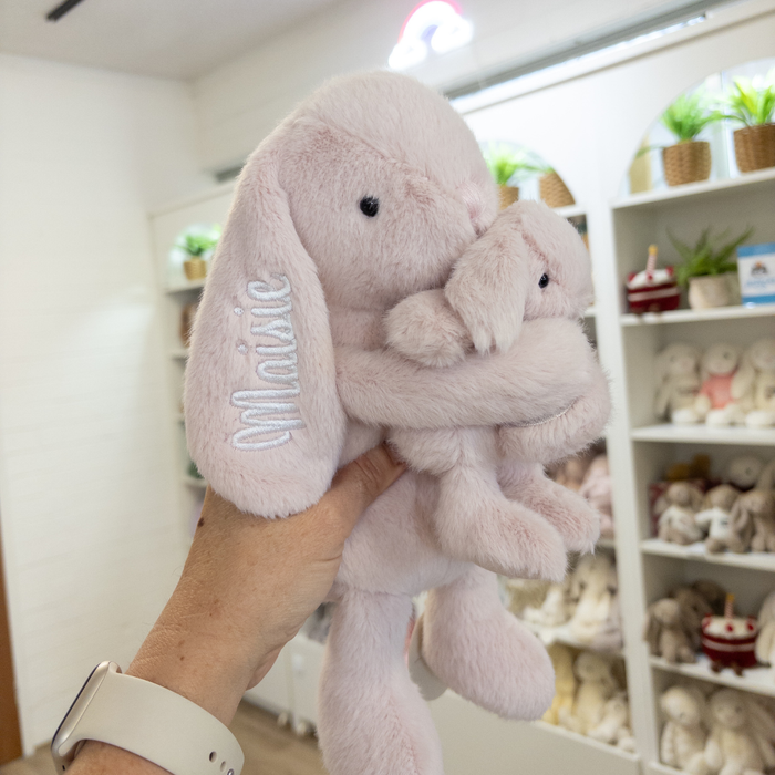 Personalised Snuggle Bunnies - Frankie the Hugging Bunny - Blossom
