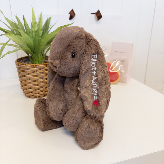 Valentines Day Gift - Personalised Snuggle Bunnies - Spice