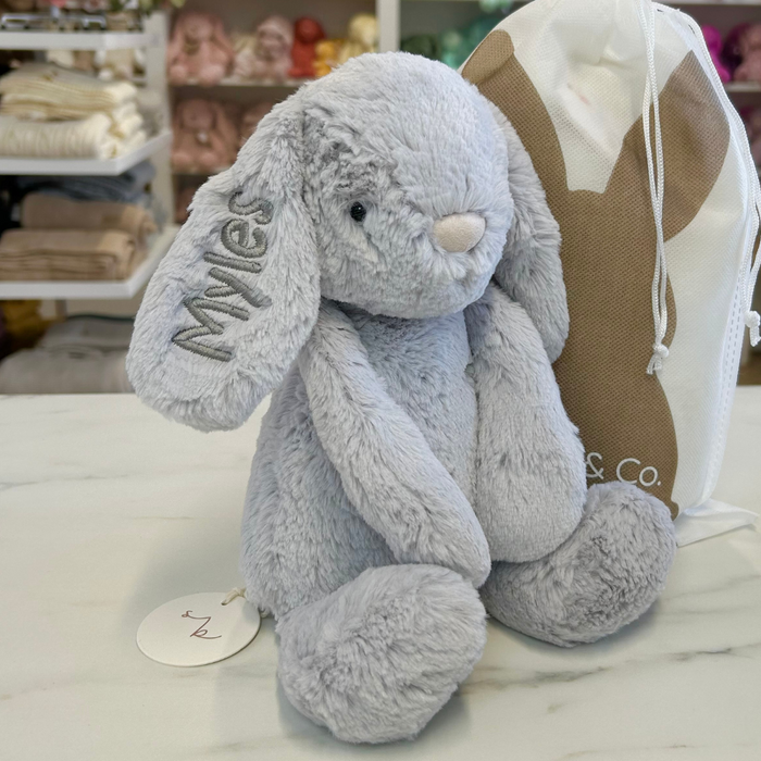 Personalised Jamie Kay Snuggle Bunnies - Penelope the Bunny 30cm - Droplet