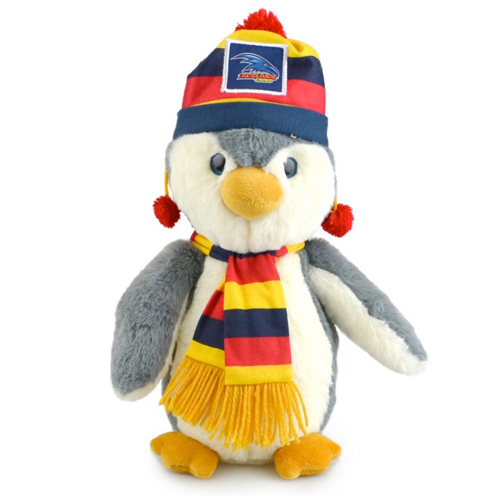 AFL Penguin Plush Toy - Adelaide Crows