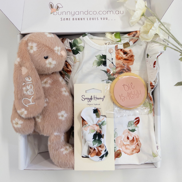 Personalised Welcome Baby Snuggle Box - Rosie