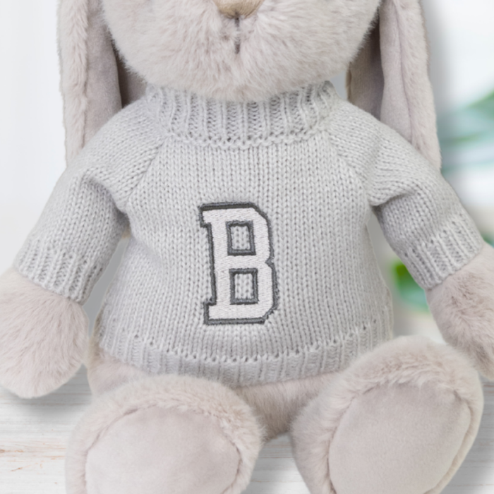 Personalised Bunny Jumper - Grey (MEDIUM)