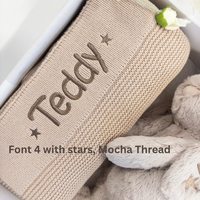 Personalised Bunny & Blanket Gift Hamper - Beige