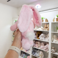 Personalised Small Frankie Bunny - Pink 25cm