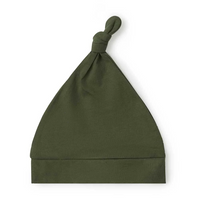 Snuggle Hunny Jersey Organic Knotted Beanie | Olive