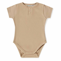 Snuggle Hunny Short Sleeve Bodysuit | Pebble