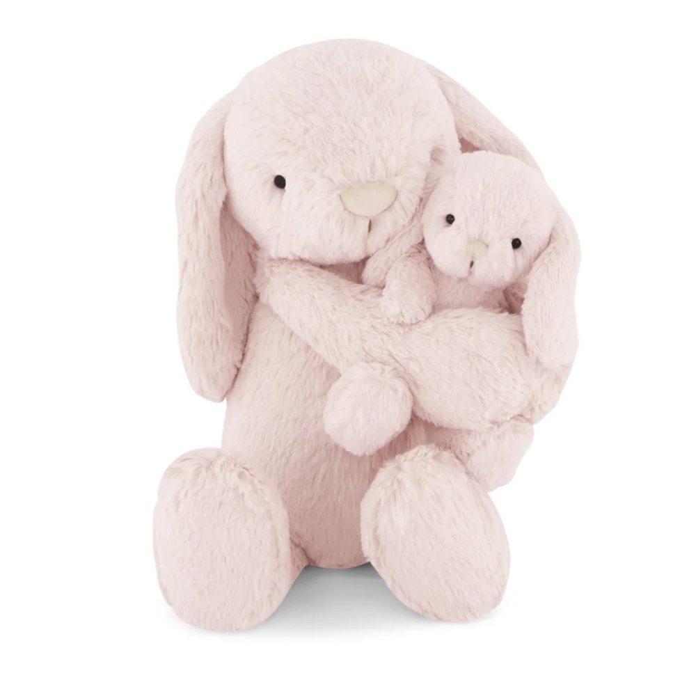 Personalised Jamie Kay Snuggle Bunnies - Frankie the Bunny - Blush 30cm