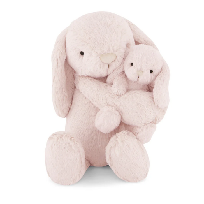 Personalised Jamie Kay Snuggle Bunnies - Frankie the Bunny 30cm Blush