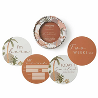 Snuggle Hunny Milestone Cards - Palm Springs & Hazelnut