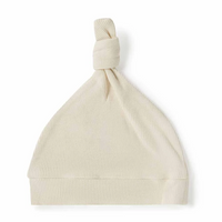 Snuggle Hunny Ribbed Organic Knotted Beanie | Halo