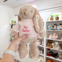 Big Sister Bunny & Jumper - Caramel 30cm