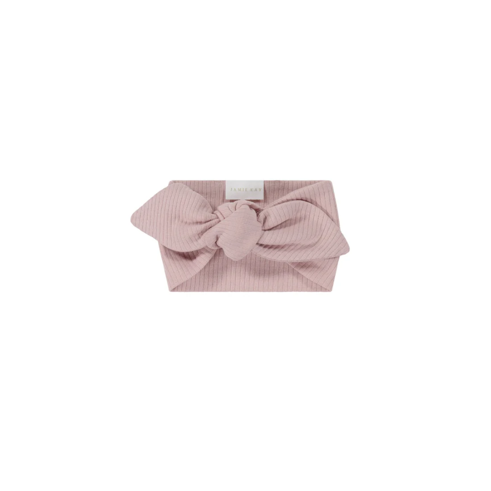 Jamie Kay Organic Cotton Modal Headband | Powder Pink | Baby