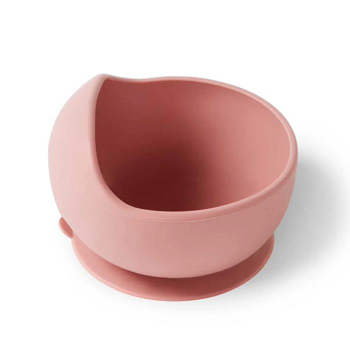 Snuggle Hunny Silicone Suction Bowl | Rose