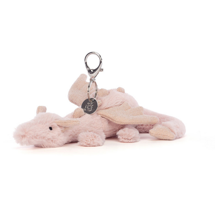 Jellycat Bag Charm - Rose Dragon