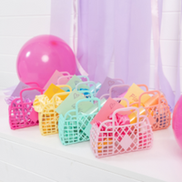 Sun Jellies Retro Basket Mini - Bubblegum Pink